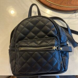 Bags | Mini Black Backpack | Poshmark